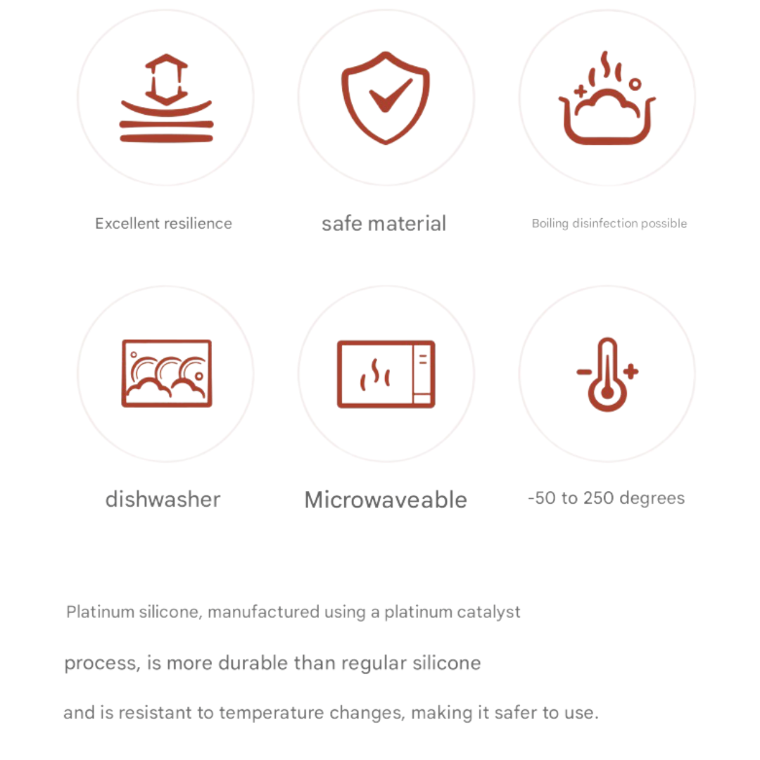 AttiRabbit 9 Cubes (Beige/Pink) Silicon Multicube Square