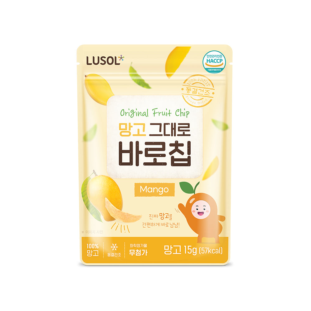 Lusol 100% Natural Freeze Dried Chips - Apple / Pear / Strawberry / Mango / Blueberry