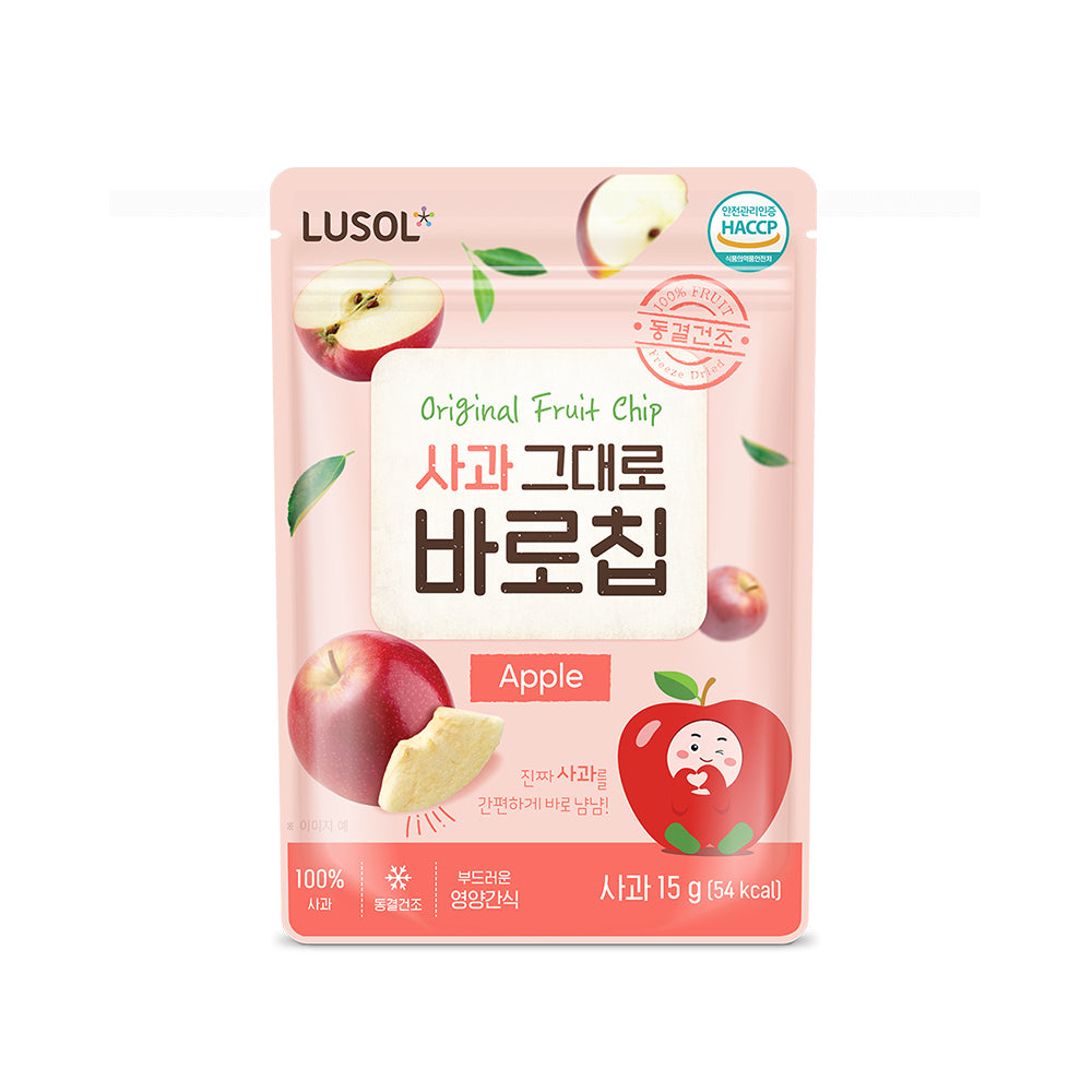 Lusol 100% Natural Freeze Dried Chips - Apple / Pear / Strawberry / Mango / Blueberry