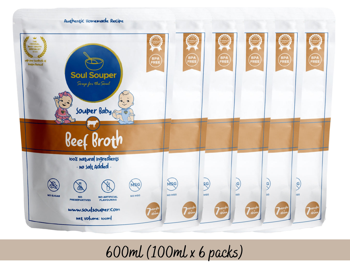 Souper Baby (Unsalted) - 600ml (100ml x 6 packs)