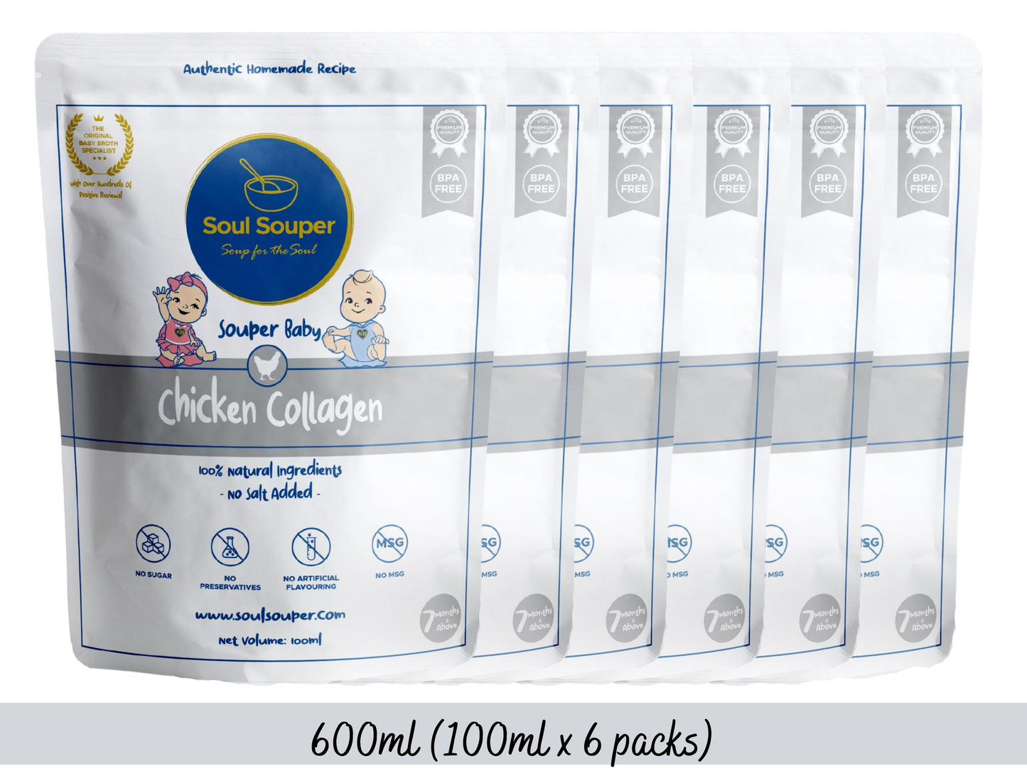 Souper Baby (Unsalted) - 600ml (100ml x 6 packs)