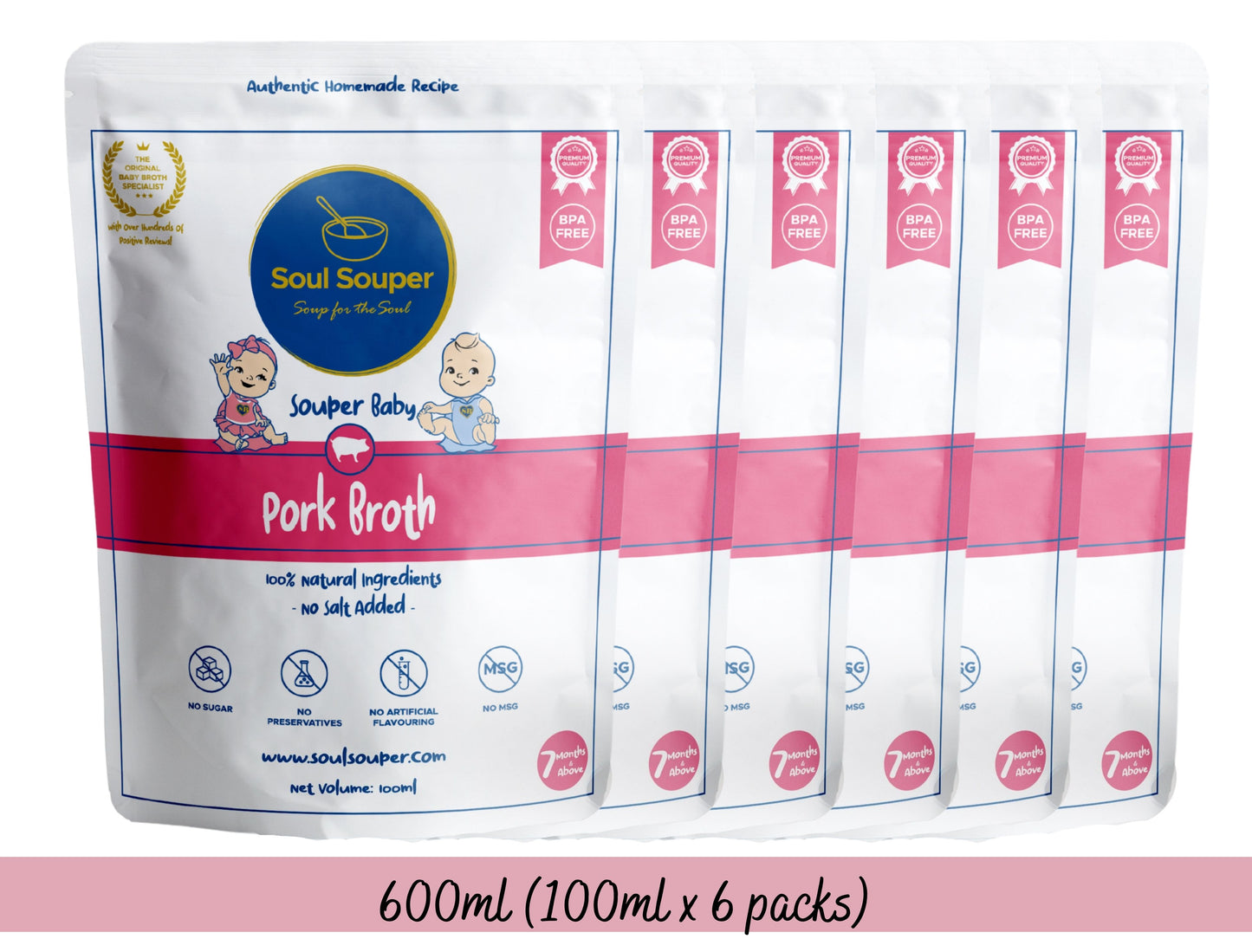 Souper Baby (Unsalted) - 600ml (100ml x 6 packs)