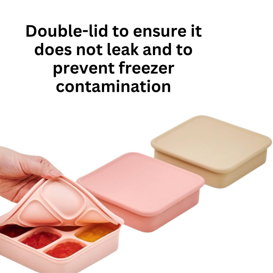 AttiRabbit 6 Cubes (Beige/Pink) Silicon Multicube Square