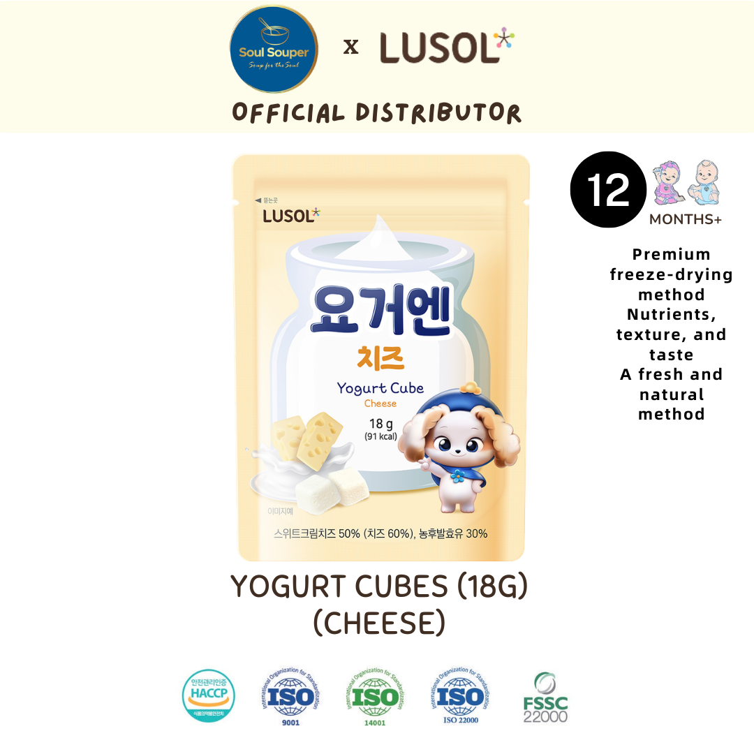 (12m+) Lusol Yogurt Cubes (Strawberry/Bluberry/Cheese)
