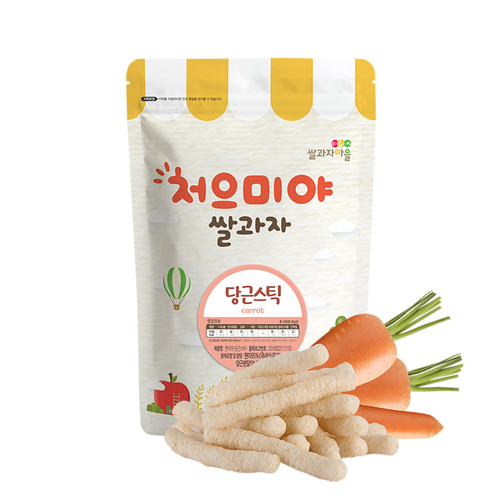 Ssalgwaja 100% Organic Rice Puff & Sticks