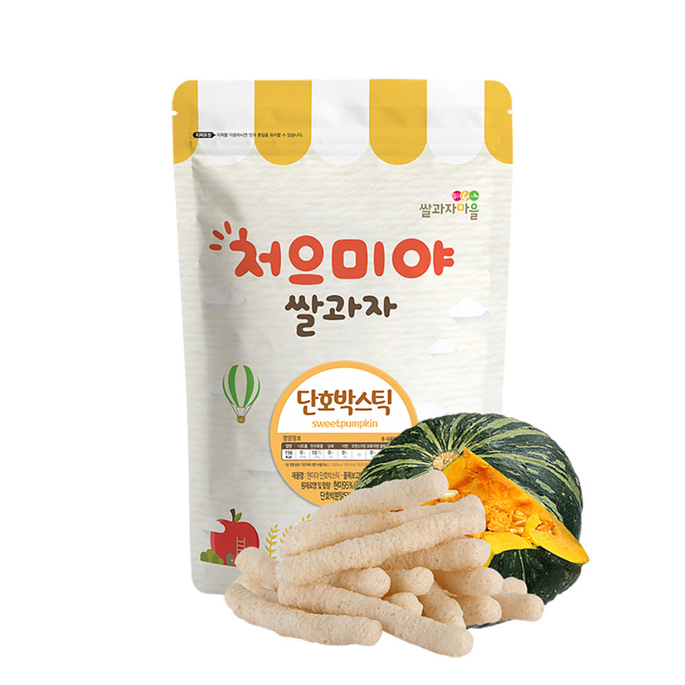 Ssalgwaja 100% Organic Rice Puff & Sticks