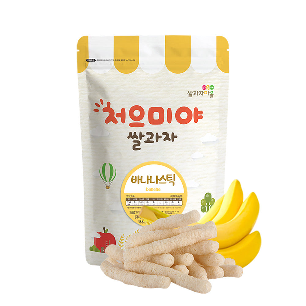 Ssalgwaja 100% Organic Rice Puff & Sticks