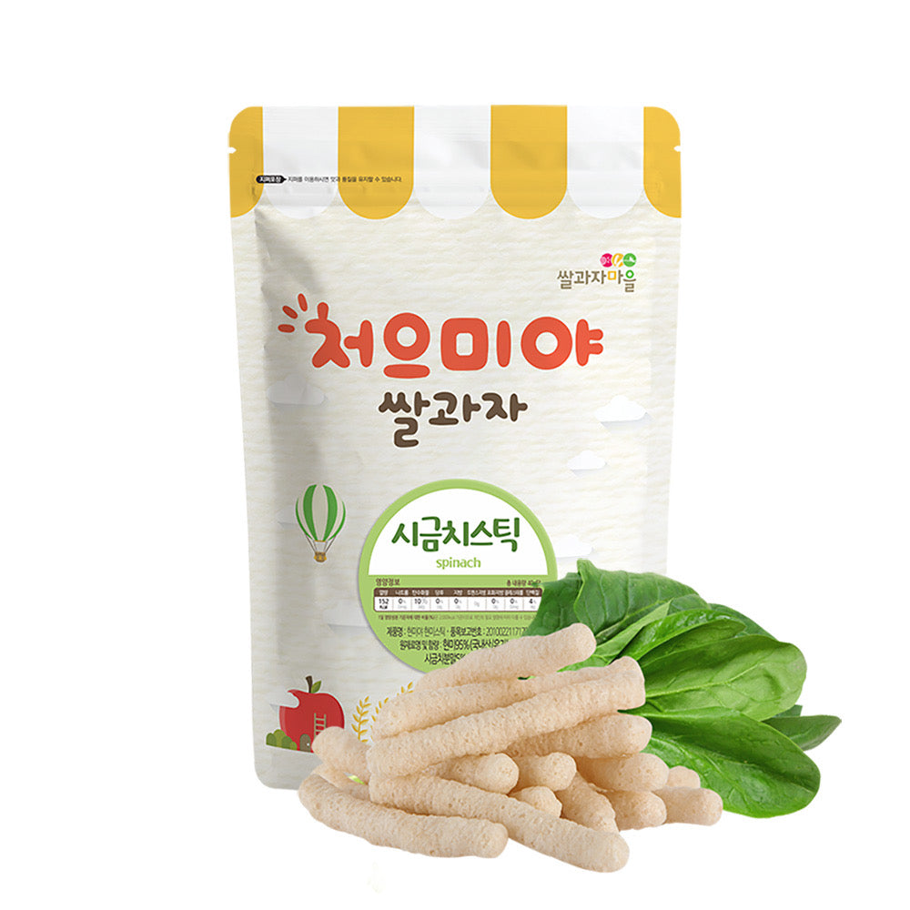 Ssalgwaja 100% Organic Rice Puff & Sticks