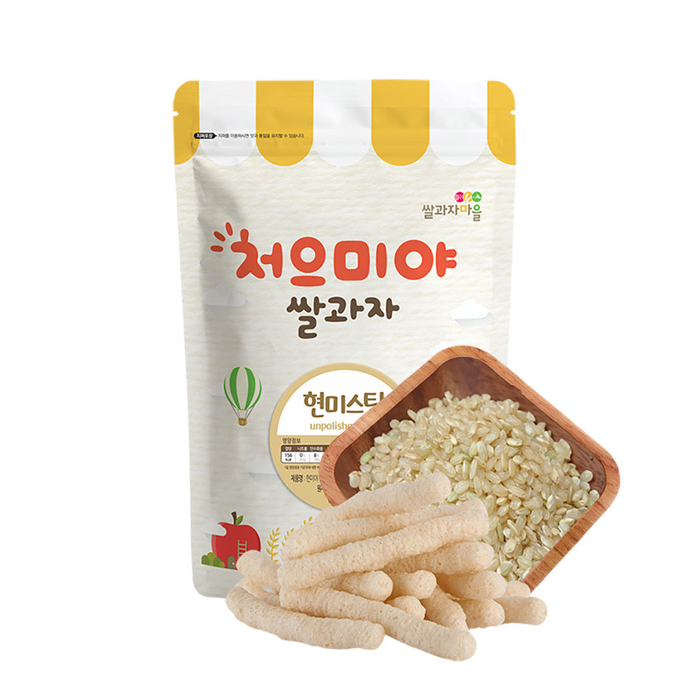 Ssalgwaja 100% Organic Rice Puff & Sticks