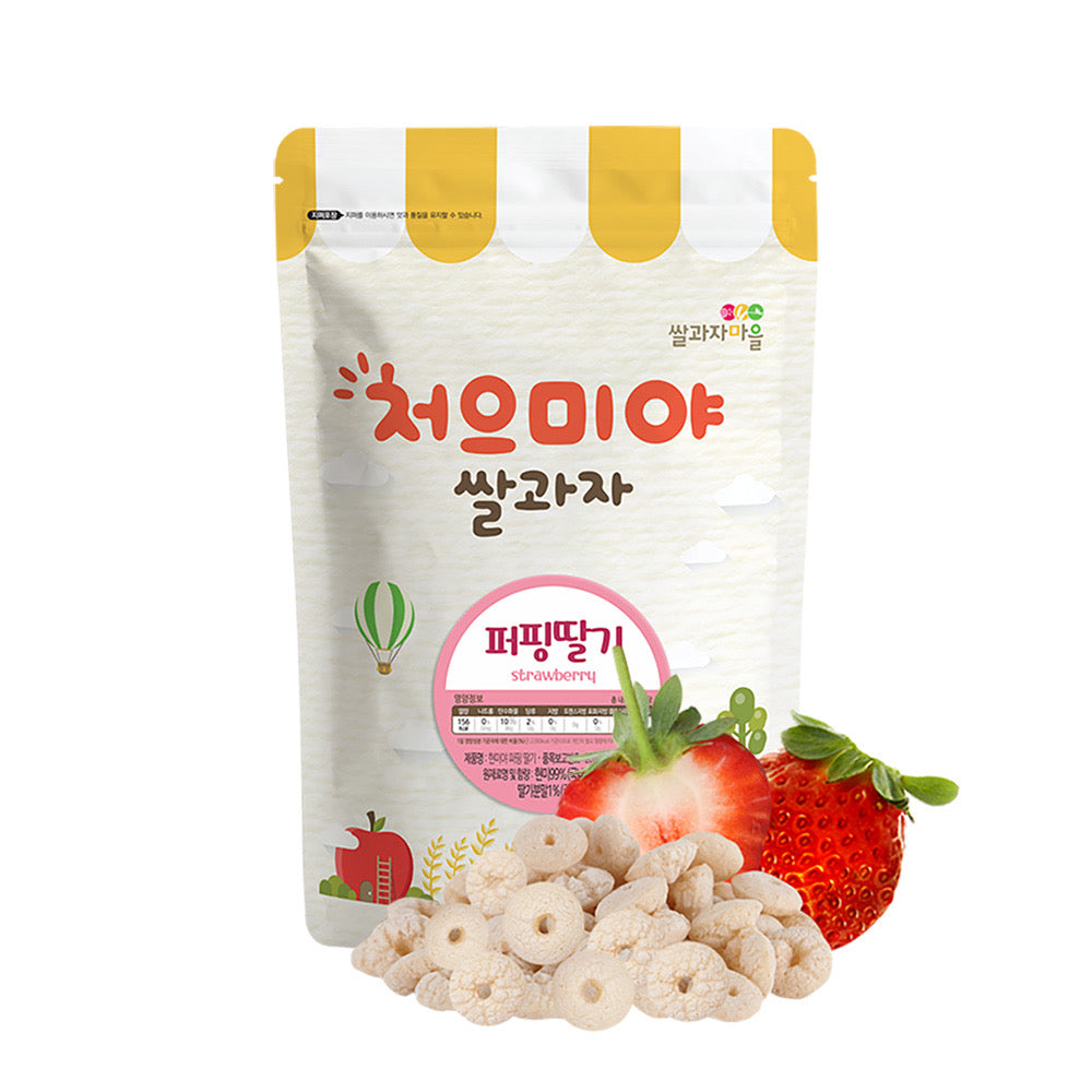 Ssalgwaja 100% Organic Rice Puff & Sticks