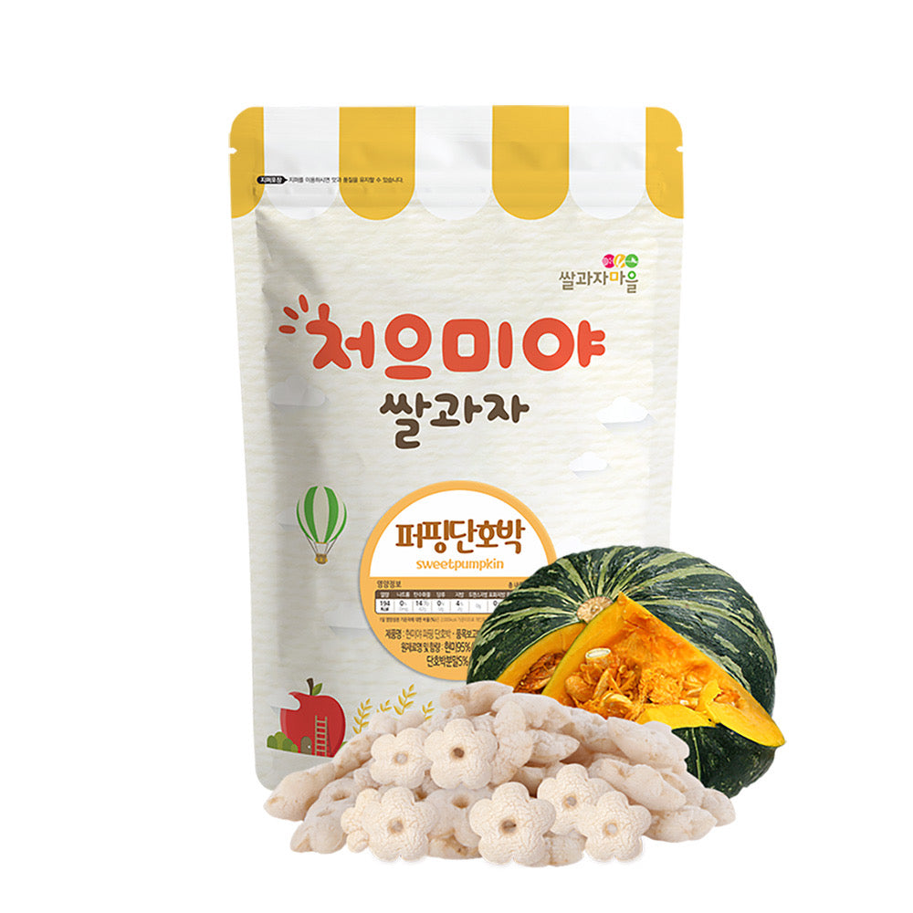 Ssalgwaja 100% Organic Rice Puff & Sticks