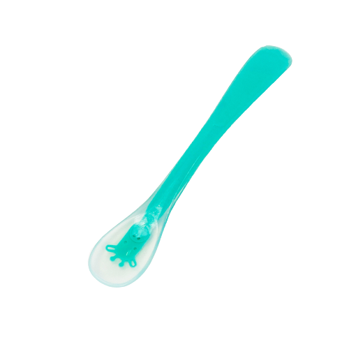 (7m+) Organic Factory Korea Platinum Silicone Baby Food Spoon (with case)