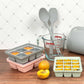 Organic Factory Korea Platinum Silicone  Baby Food Cube with Cover (4pcs, 6pcs, 12pcs)