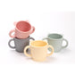 Organic Factory Korea Bear Platinum Silicone Two Handled Cup