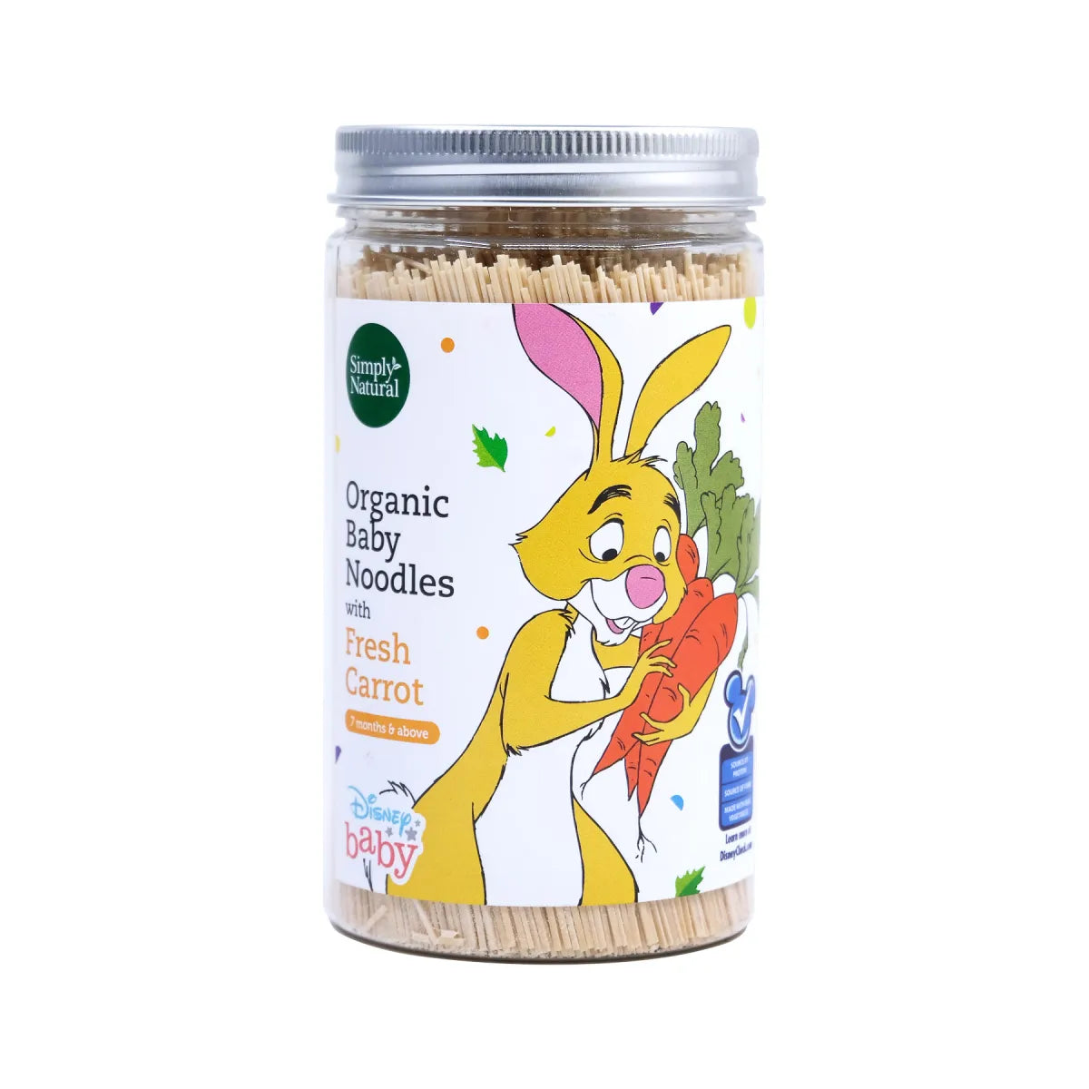 Simply Natural Organic Baby Thin Noodles with Fresh Carrot 200g