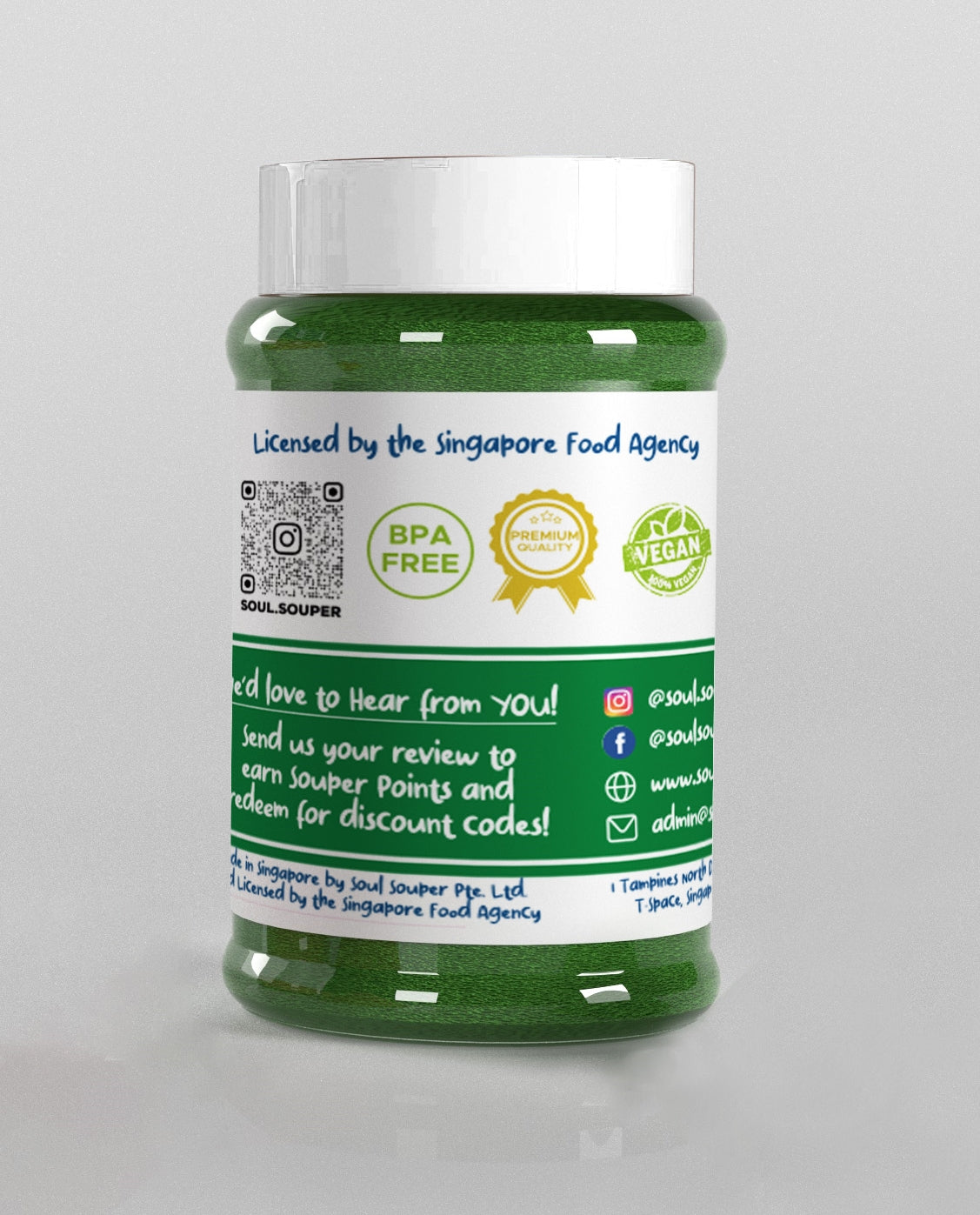 Souper Powderful - Organic Kale Powder 20g (Mini Size)