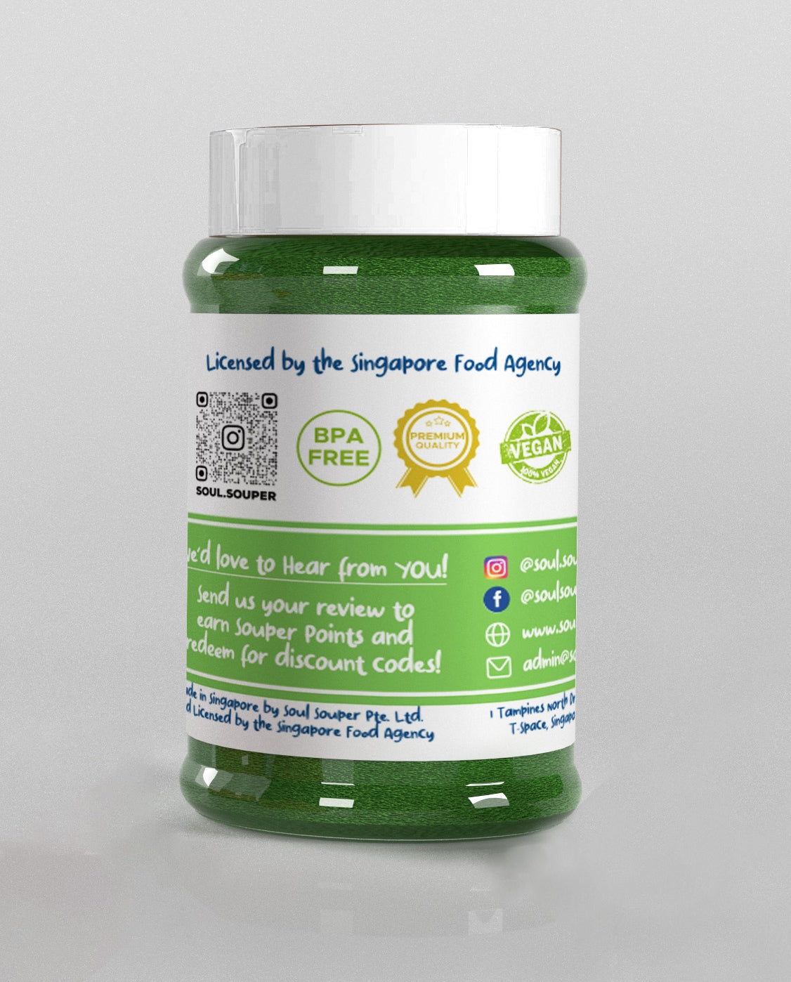 Souper Powderful - Organic Spinach Powder 20g (Mini Size)